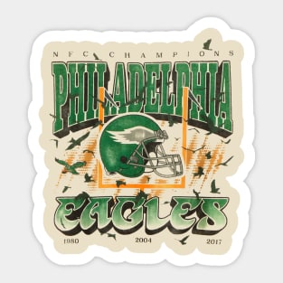 Philadelphia Eagles Vintage Sticker
